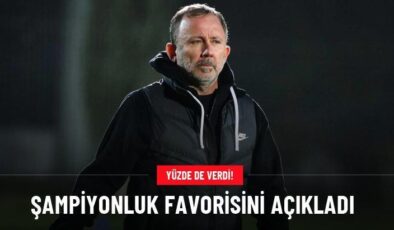 Şampiyonluk favorisini açıkladı